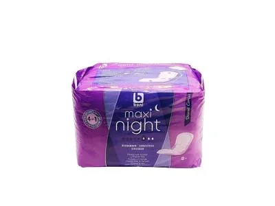Boni Selection Sanitary Towel max night 8 pcs