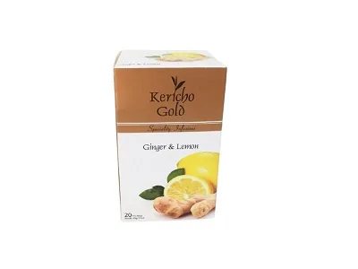 Kericho Gold Ginger& Lemon Tea Bags 40g