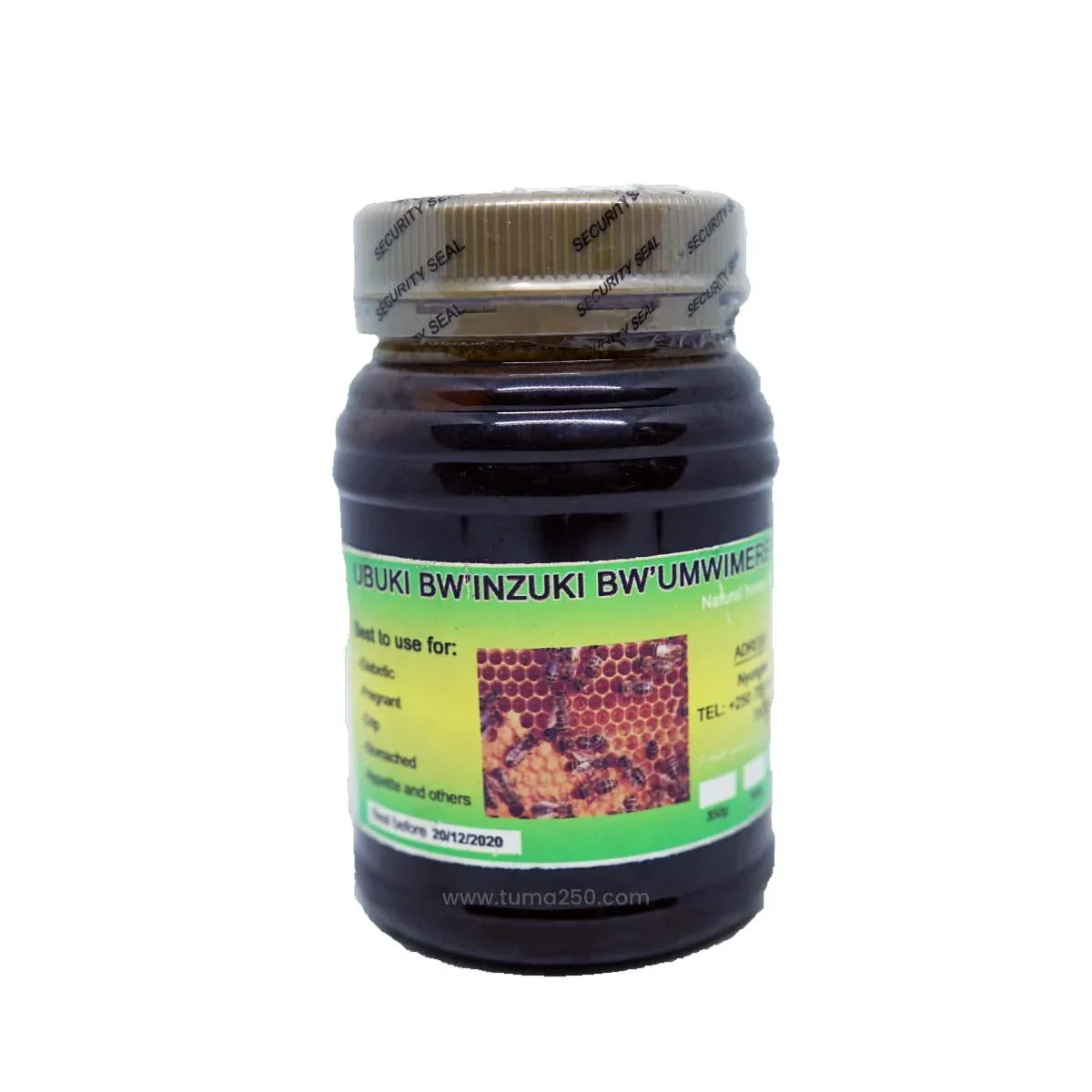 100% NATURAL Filtrated Honey (Miel Naturel /Ubuki bw’Umwimerere Buyunguruye)
