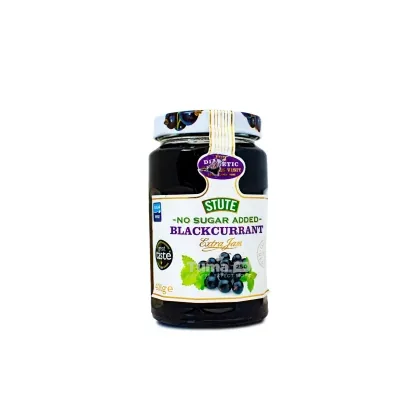 Stute No Sugar Added Blackcurrant Extra jam For Diabetic 430g