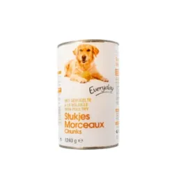 Everyday Chunks with Poultry ( Morceaux de Viande de Poulets /Dog food) 1240g