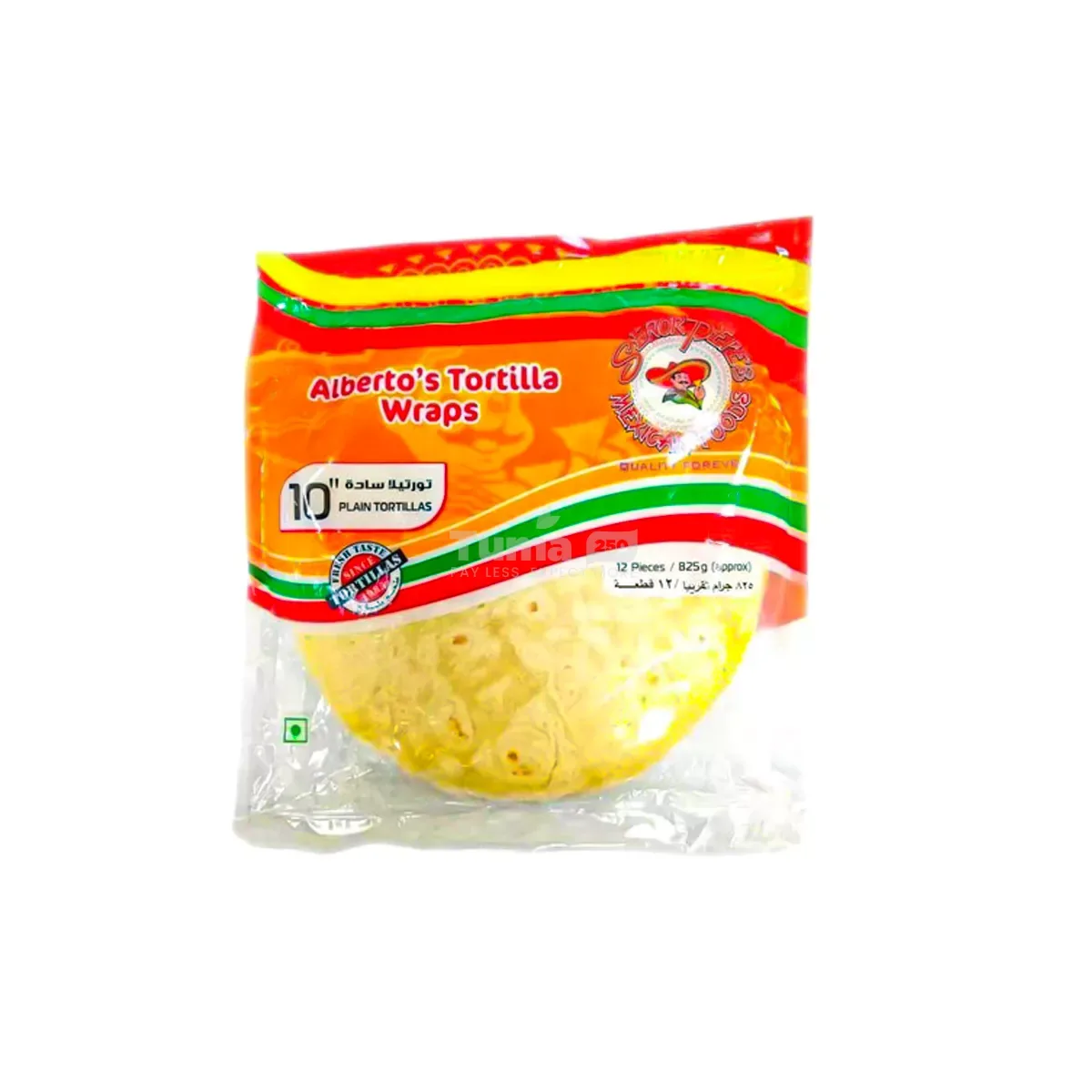 Alberto’s Tortilla Wraps 10 inches -412g(6pcs)