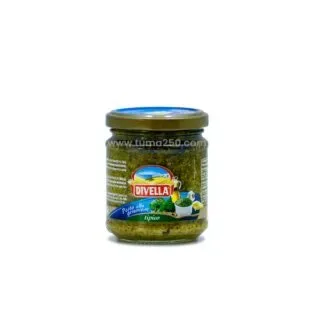 DIVELLA Pesto Alla Genovese Sauce (with Basil Olive oil and Nuts) 190g