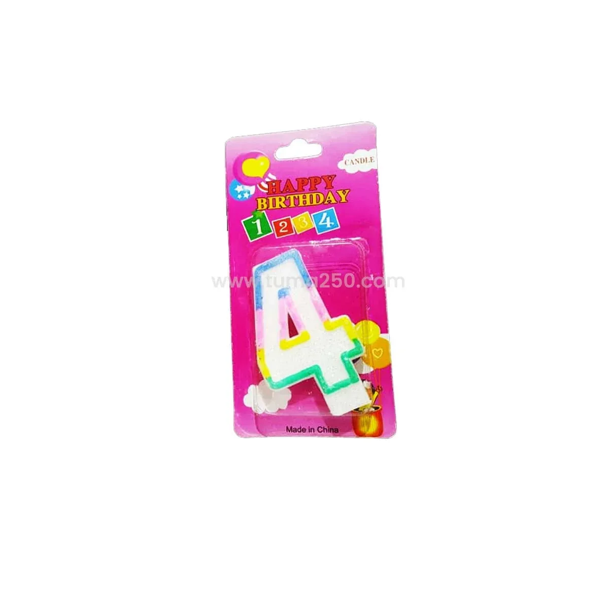 Numbers Birthday Candles