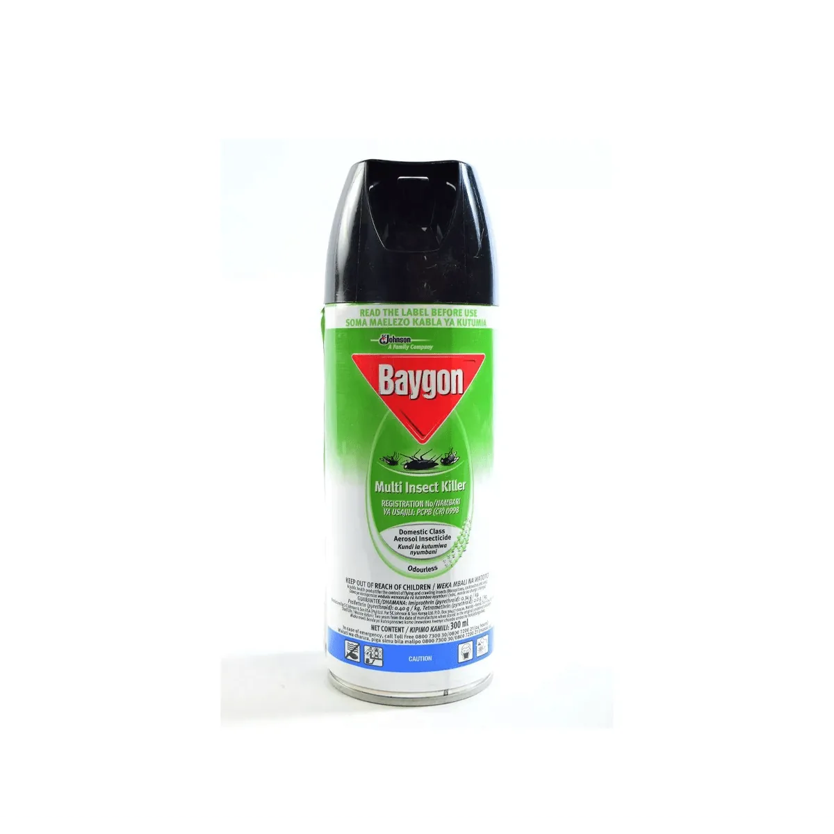 BAYGON Multi Insect Killer Aerosol (Odourless) 300ml