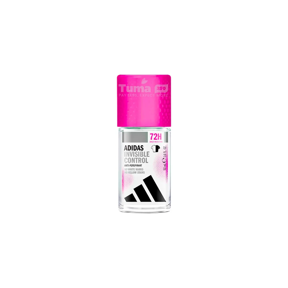 Adidas Invisible Control 72h Antiperspirant Deo Roll On 50ml