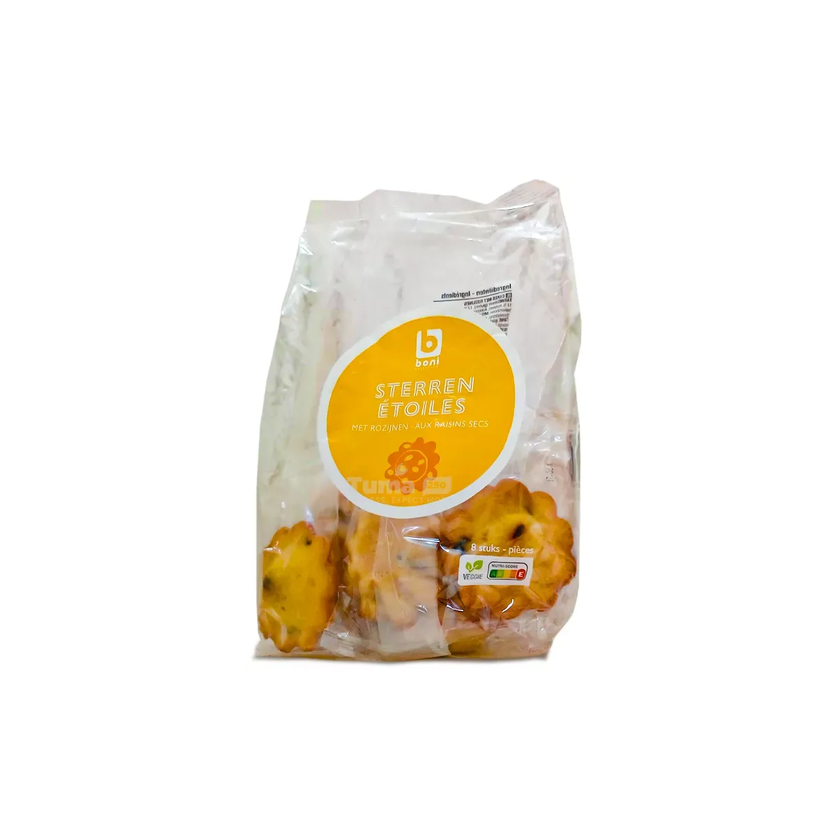 Boni Sterren Etoiles Aux Raisins Secs 8pcs -200g
