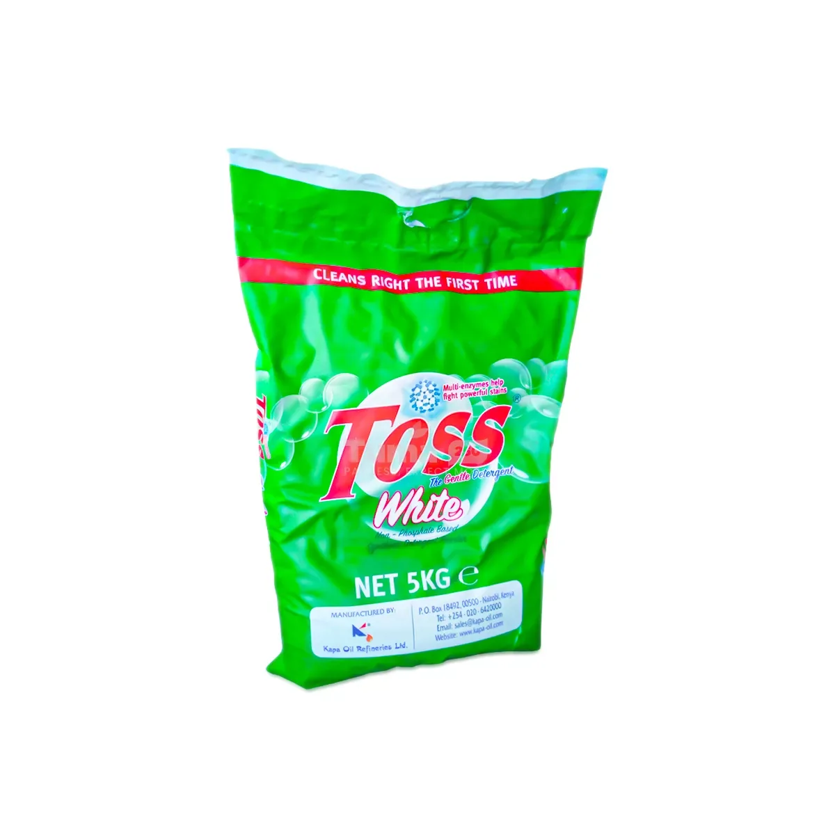 Toss White Gentle Detergent Washing Powder 5kg