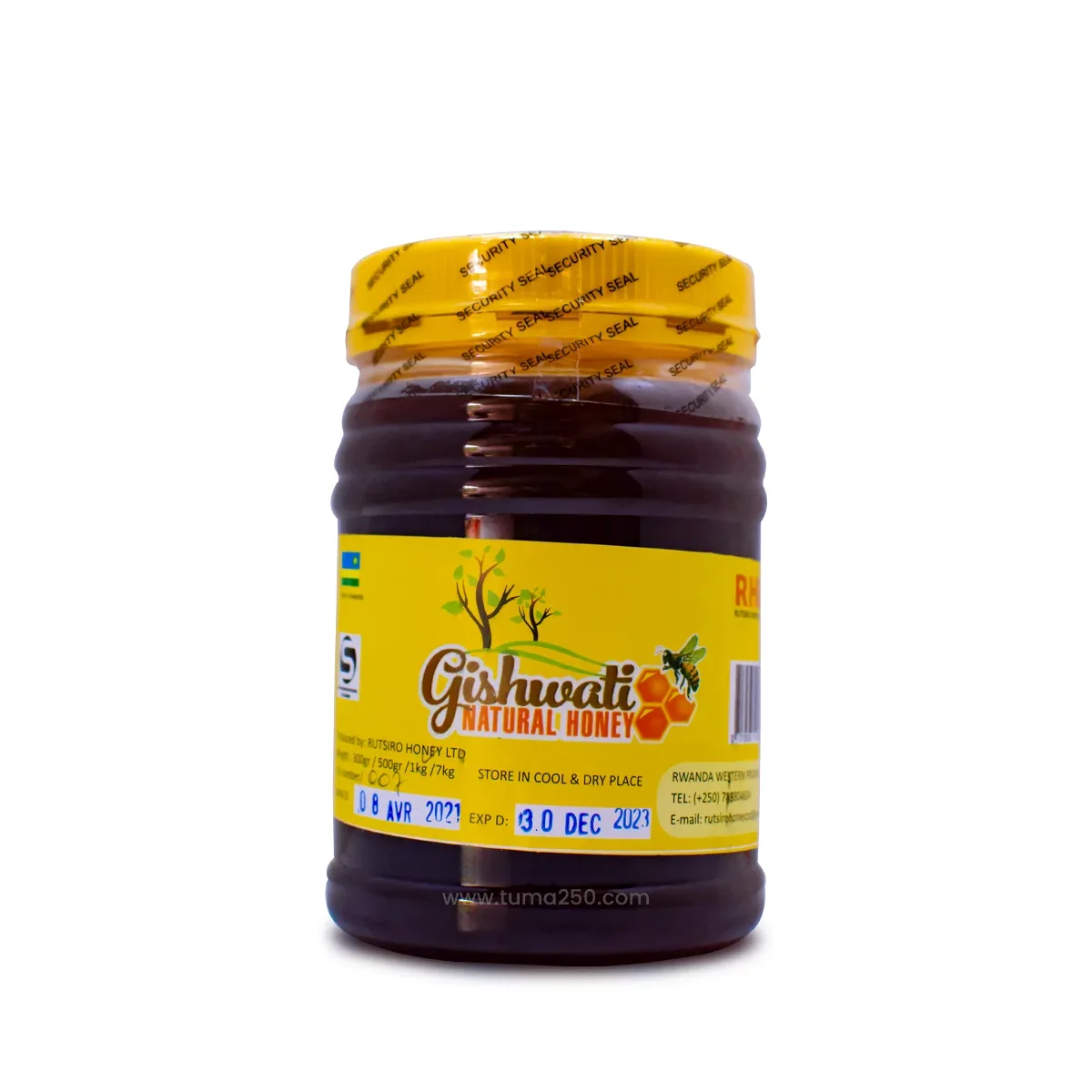 Gishwati Natural Honey (Miel naturel) In Jar