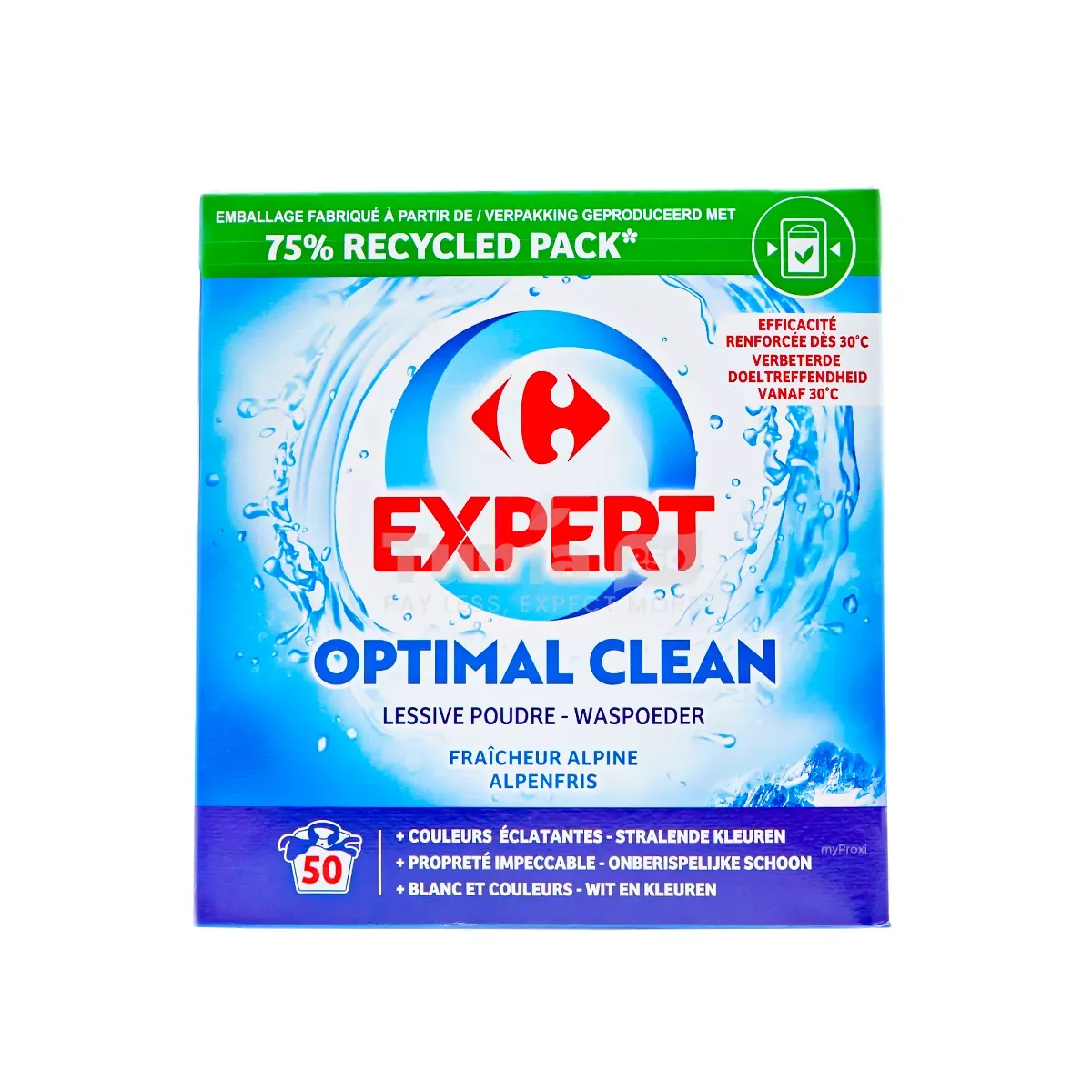 Carrefour Expert Optimal Clean  Washing Powder 2.5kg