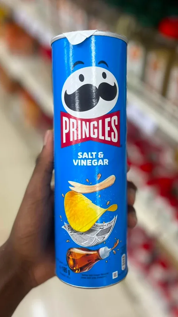 Pringles Salt & Vinegar 165g