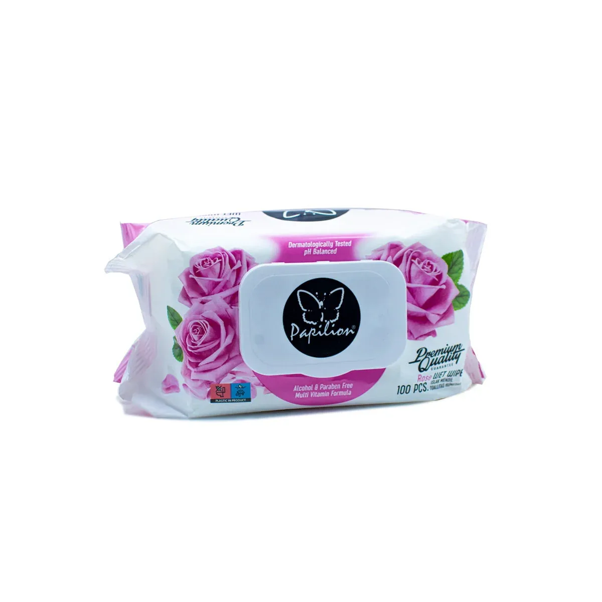 Papilion Rose Wipe Premium Quality -100pcs