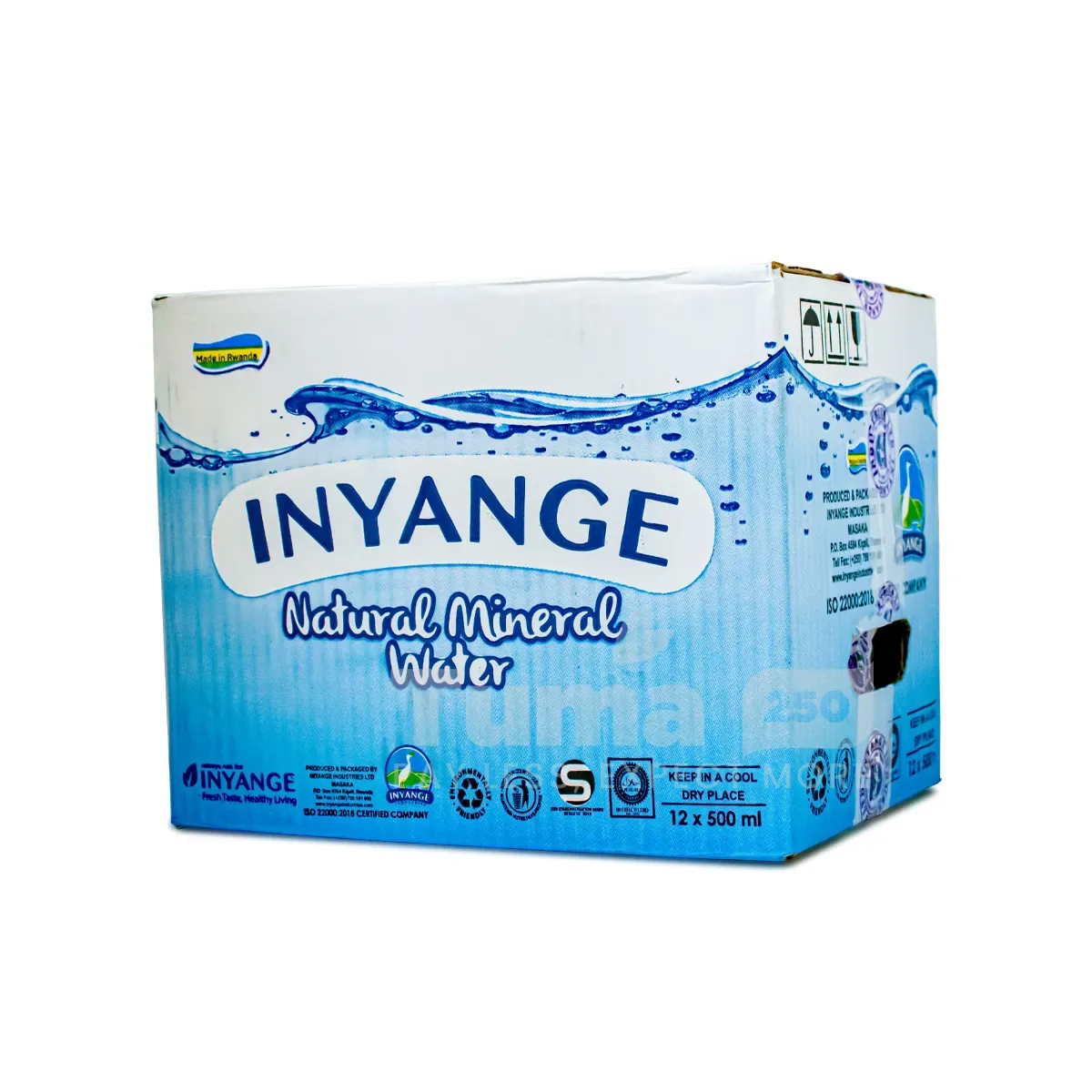 Inyange Water 500ml Box (12pcs)