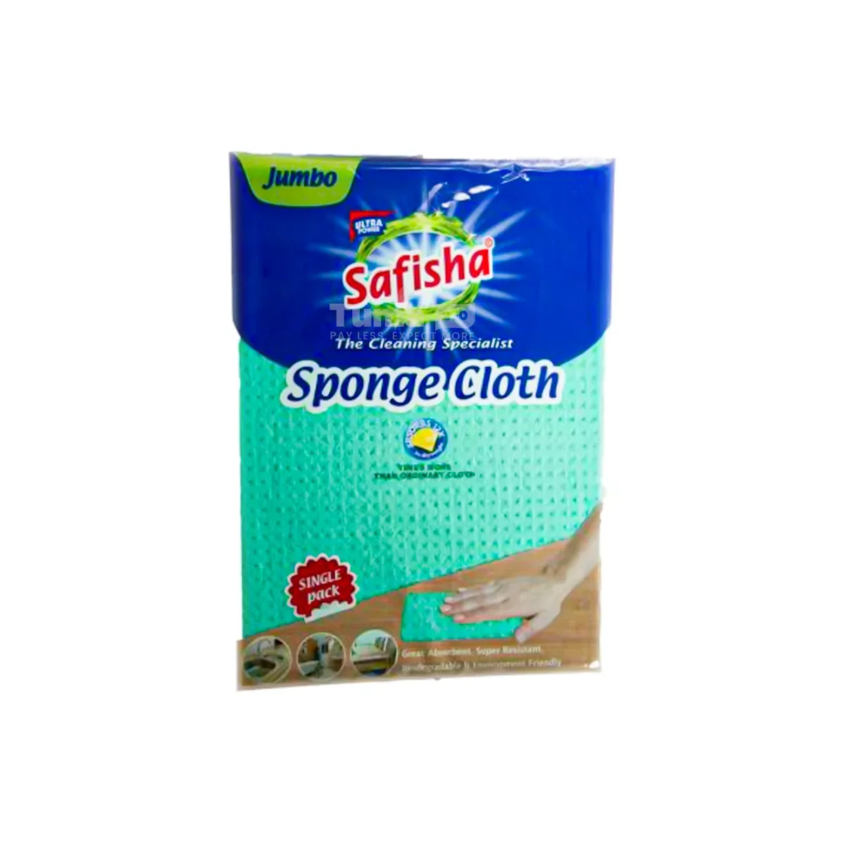 Safisha Sponge Jumbo Cloth 292mmx210mm