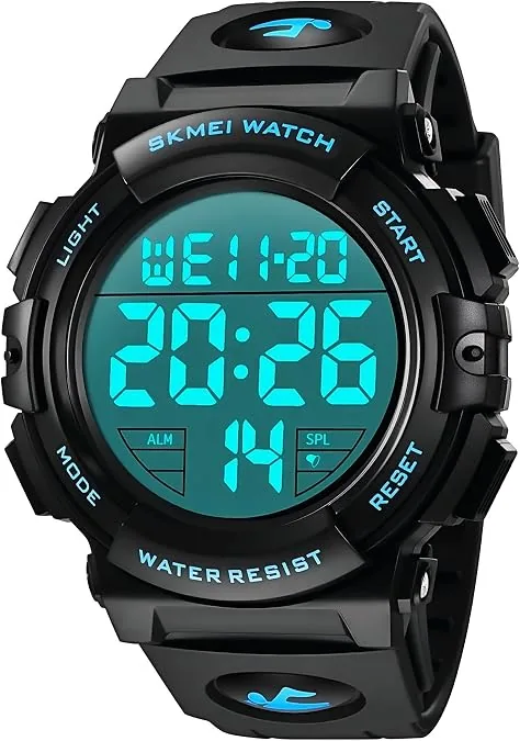 Watches For Men, LED Waterproof Digital Sports Military Tactical Watch